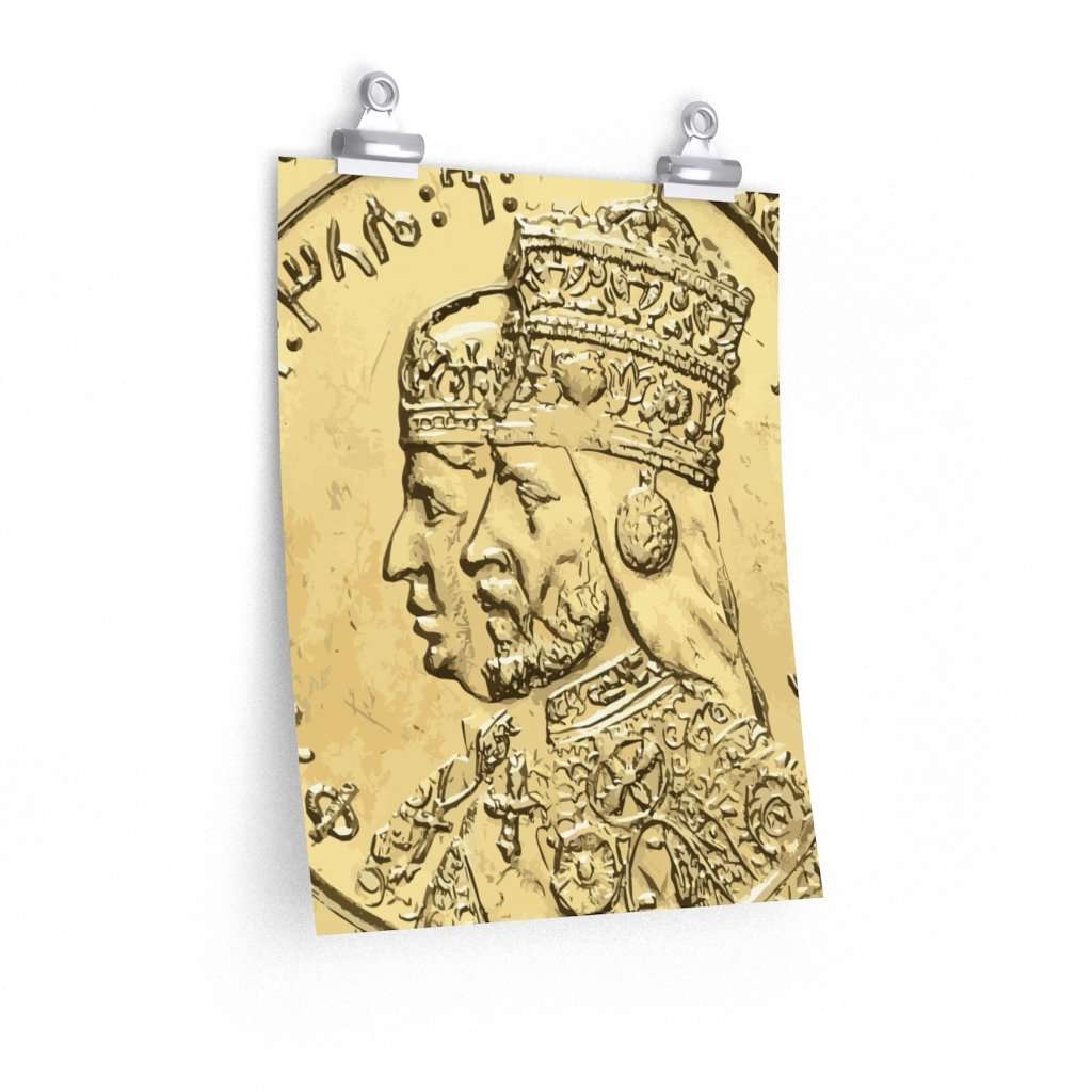 Emperor Haile Selassie and Empress Menen Premium Matte vertical posters