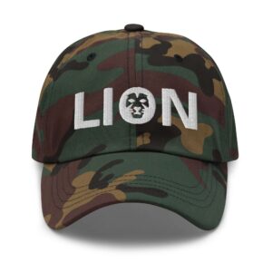Lion Dad hat original Rasta cap from Rastaseed.com. Jamaican Rastafarian and Reggae gear in original styles and designs from the online shop.